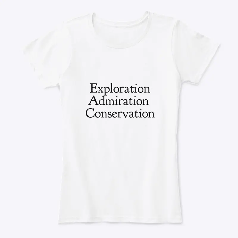 Exploration. Admiration. Conservation 